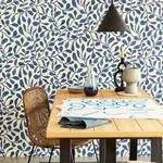 Brewster Home Fashions Fiona Dark Blue Leafy Vines Wallpaper | Wallpaper Twins Brewster Home Fashions Fiona Dark Blue Leafy Vines Wallpaper - SKU EJ318035