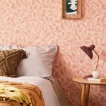 Brewster Home Fashions Fiona Pink Leafy Vines Wallpaper | Wallpaper Twins Brewster Home Fashions Fiona Pink Leafy Vines Wallpaper - SKU EJ318032