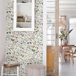 Brewster Home Fashions Fiore Blue Wildflowers Wallpaper - SKU DD139391
