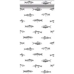 Brewster Home Fashions Fiyero Off White Fish Wallpaper - SKU DD138967