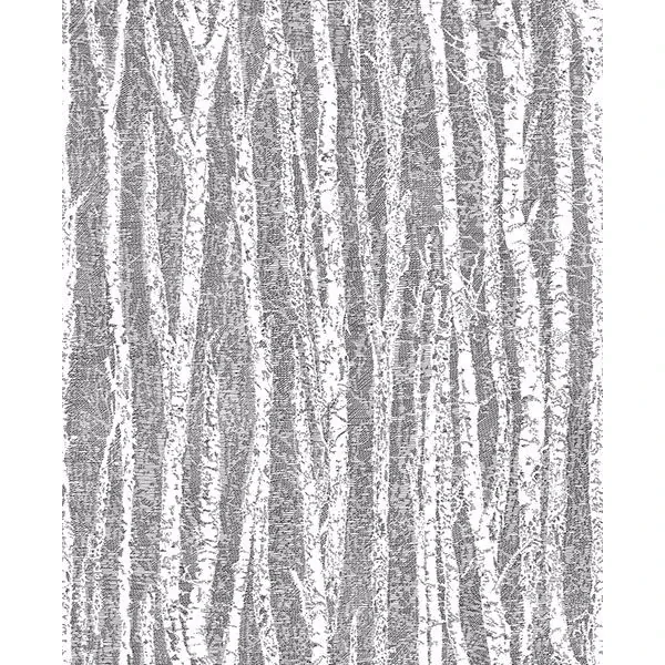 Brewster Home Fashions Flay Black Birch Tree Wallpaper - SKU 2813-24580