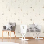 Brewster Home Fashions Floating Balloons Light Brown Animal Wallpaper - SKU 4203-27556