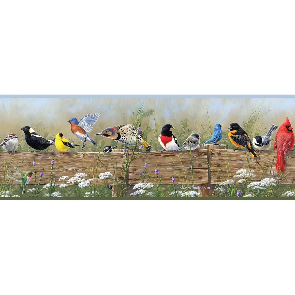 Brewster Home Fashions Flock Multicolor Menagerie Wallpaper - SKU 3123-44671