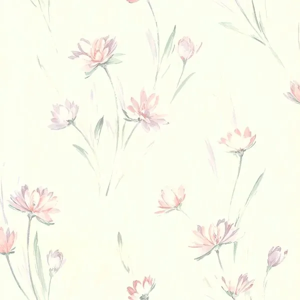 Brewster Home Fashions Floral Peach Harrie Wallpaper - SKU 2686-37400