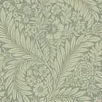 Brewster Home Fashions Florence Green Leaf Wallpaper - SKU BG720