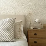 Brewster Home Fashions Florence Neutral Leaf Wallpaper - SKU BG722