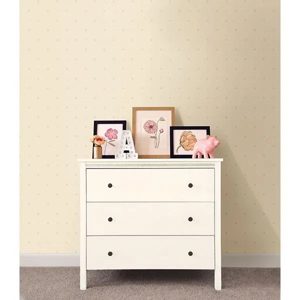 Brewster Home Fashions Floret Taupe Mini Floral Geometric Wallpaper - SKU 2679-002111