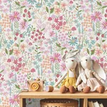 Brewster Home Fashions Flower Garden Pink Blossoms Wallpaper - SKU 4203-27561