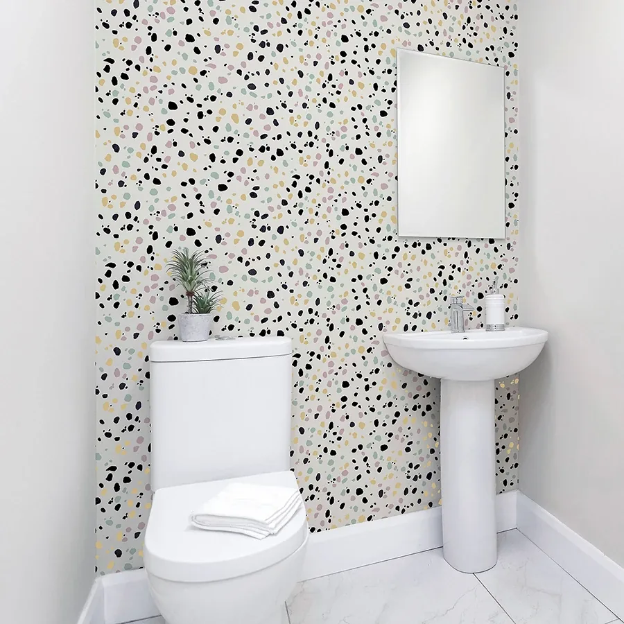 Brewster Home Fashions Floyd Multicolor Terrazzo Wallpaper - SKU AH909708