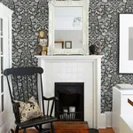 Brewster Home Fashions Forest Dance Charcoal Damask Wallpaper | Wallpaper Twins Brewster Home Fashions Forest Dance Charcoal Damask Wallpaper - SKU 3124-13885