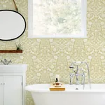 Brewster Home Fashions Forest Dance Honey Damask Wallpaper - SKU 3124-13886