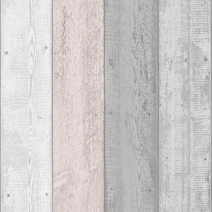 Brewster Home Fashions Forrest Blush Wood Plank Wallpaper - SKU AH902809