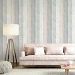 Brewster Home Fashions Forrest Blush Wood Plank Wallpaper - SKU AH902809