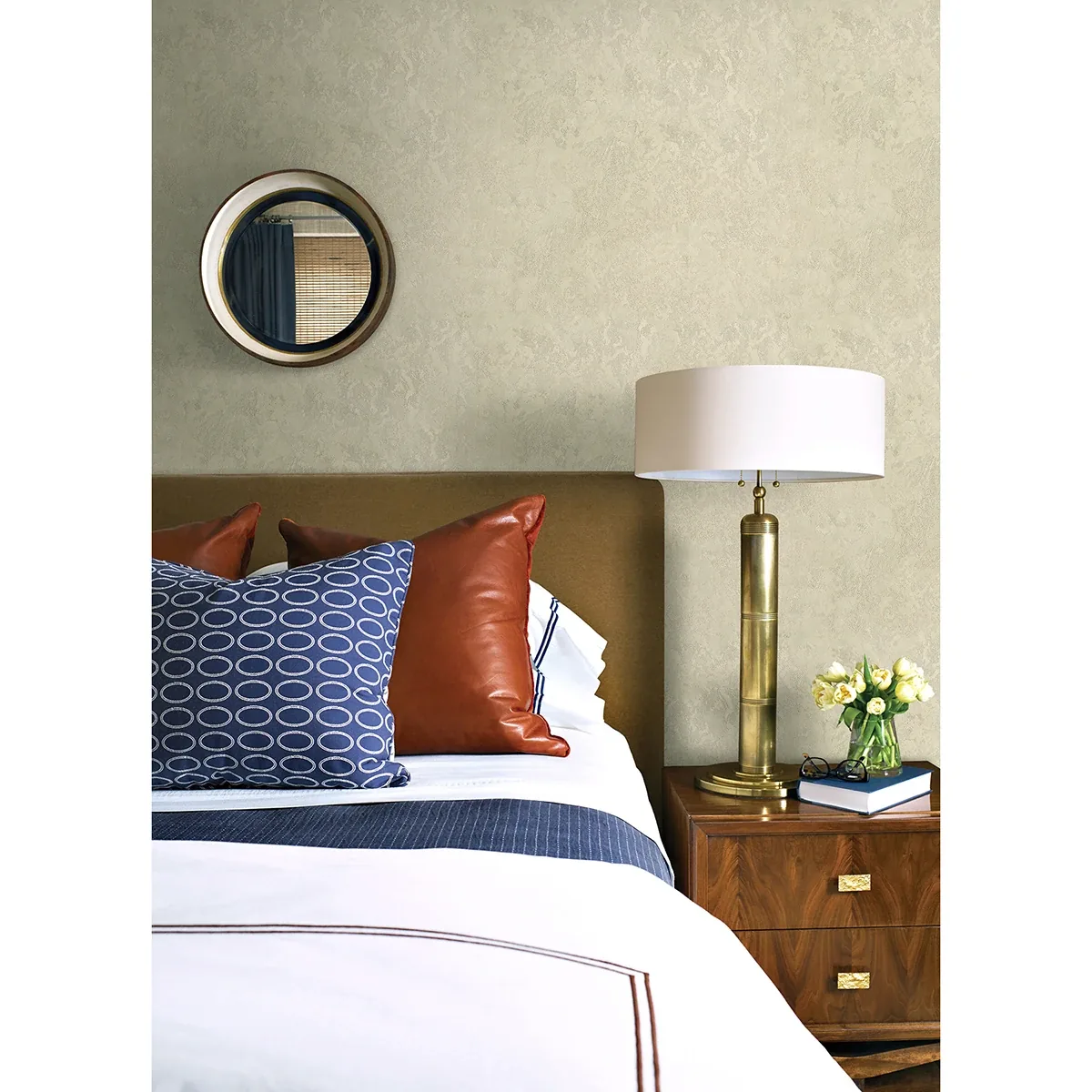 Brewster Home Fashions Francesca Champagne Texture Wallpaper - SKU 4058-21731