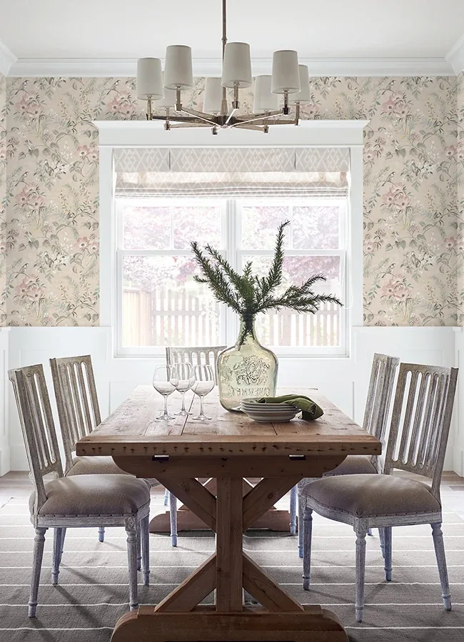 Brewster Home Fashions Frederique Blush Bloom Wallpaper - SKU 4072-70003