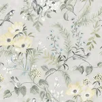 Brewster Home Fashions Frederique Grey Bloom Wallpaper | Wallpaper Twins Brewster Home Fashions Frederique Grey Bloom Wallpaper - SKU 4072-70001