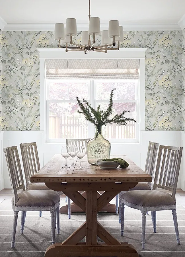 Brewster Home Fashions Frederique Grey Bloom Wallpaper | Wallpaper Twins Brewster Home Fashions Frederique Grey Bloom Wallpaper - SKU 4072-70001