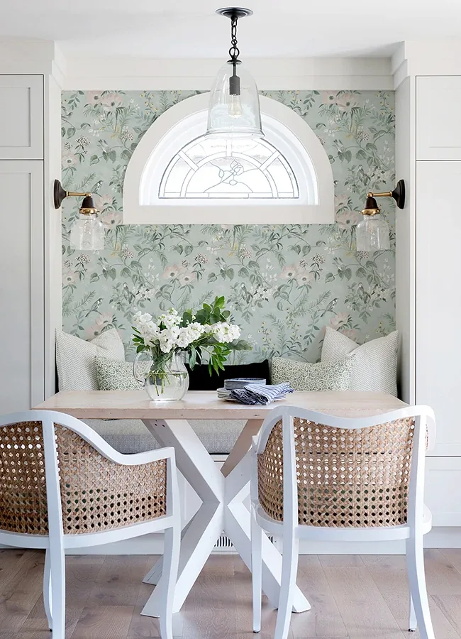 Brewster Home Fashions Frederique Mint Floral Wallpaper - SKU 4072-70005
