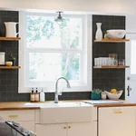 Brewster Home Fashions Freedom Black Subway Tile Wallpaper | Wallpaper Twins Brewster Home Fashions Freedom Black Subway Tile Wallpaper - SKU 3115-12494