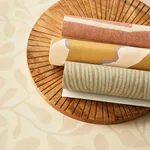 Brewster Home Fashions Freesia Brown Abstract Woven Wallpaper - SKU EJ318013