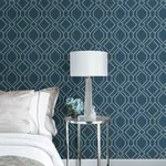 Brewster Home Fashions Frege Blue Trellis Wallpaper | Wallpaper Twins Brewster Home Fashions Frege Blue Trellis Wallpaper - SKU 4025-82512
