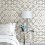 Brewster Home Fashions Frege Grey Trellis Wallpaper | Wallpaper Twins Brewster Home Fashions Frege Grey Trellis Wallpaper - SKU 4025-82528