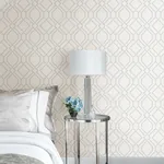 Brewster Home Fashions Frege Silver Trellis Wallpaper | Wallpaper Twins Brewster Home Fashions Frege Silver Trellis Wallpaper - SKU 4025-82525