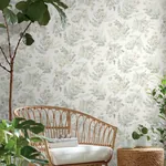 Brewster Home Fashions Frith Green Botanical Wallpaper - SKU 4169-83105