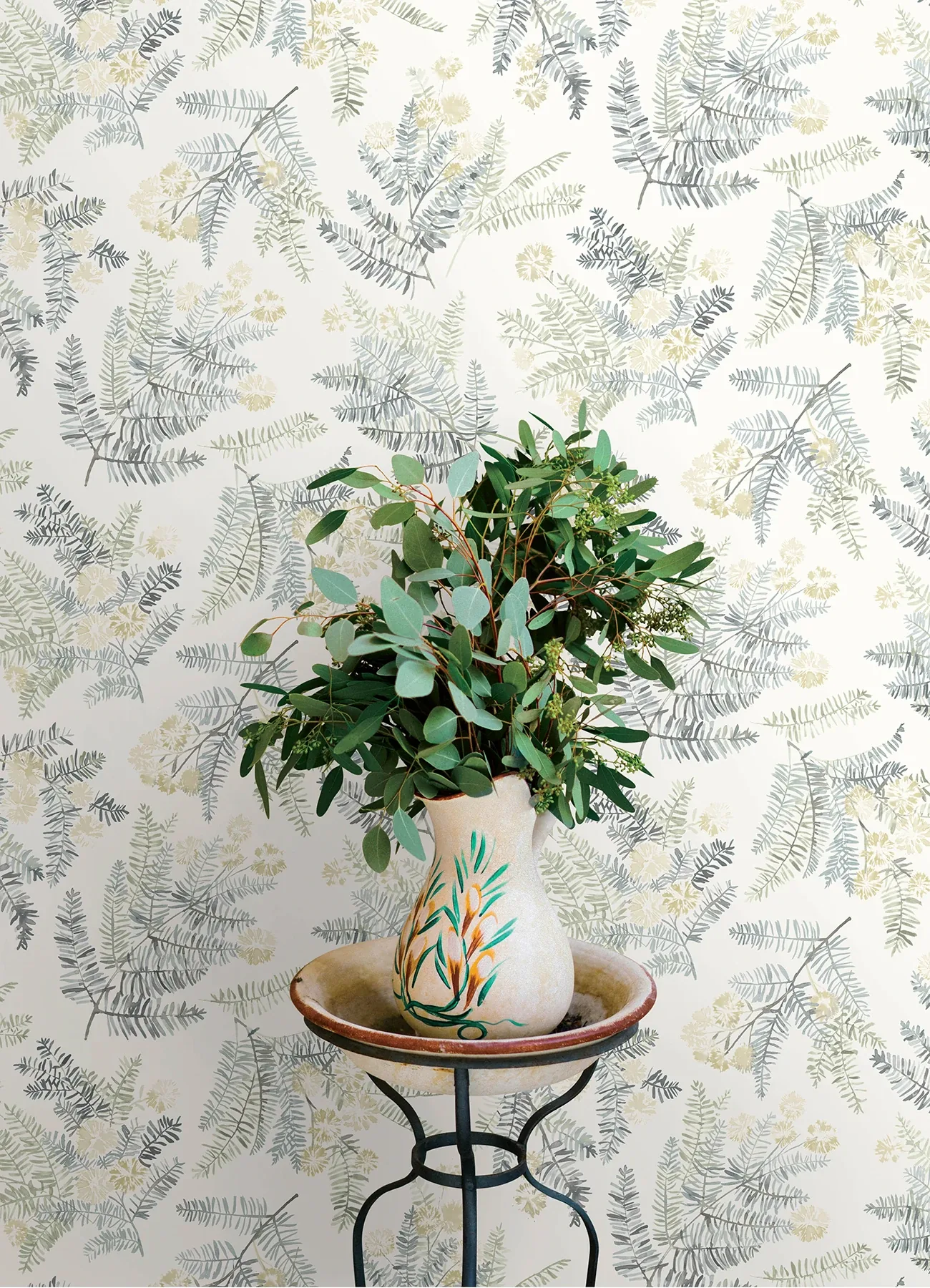 Brewster Home Fashions Frith Sea Green Botanical Wallpaper - SKU 4169-83106
