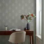 Brewster Home Fashions Frond Charcoal Leaf Wallpaper | Wallpaper Twins Brewster Home Fashions Frond Charcoal Leaf Wallpaper - SKU 4169-83128