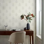 Brewster Home Fashions Frond Cream Leaf Wallpaper | Wallpaper Twins Brewster Home Fashions Frond Cream Leaf Wallpaper - SKU 4169-83125