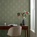 Brewster Home Fashions Frond Dark Green Leaf Wallpaper | Wallpaper Twins Brewster Home Fashions Frond Dark Green Leaf Wallpaper - SKU 4169-83126