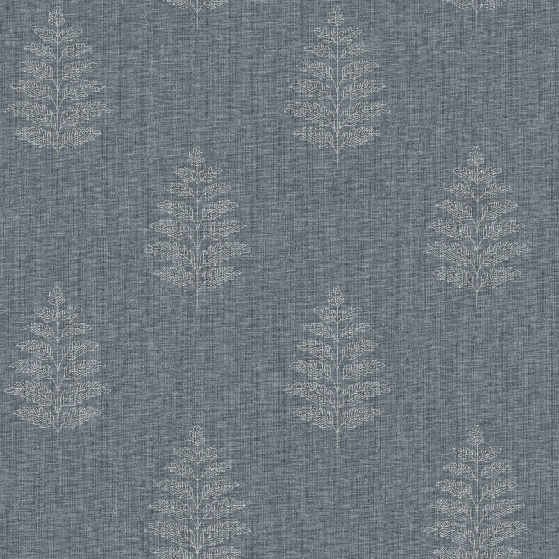 4169-83127 | Frond Denim Leaf Wallpaper