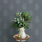 Brewster Home Fashions Frond Denim Leaf Wallpaper | Wallpaper Twins Brewster Home Fashions Frond Denim Leaf Wallpaper - SKU 4169-83127