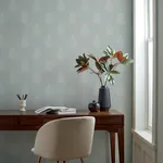 Brewster Home Fashions Frond Light Blue Leaf Wallpaper - SKU 4169-83130