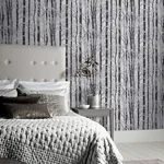 Brewster Home Fashions Frosted Silver Winter Grove Wallpaper - SKU AH670200