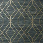 Brewster Home Fashions Fusion Navy Trellis Wallpaper - SKU M1774