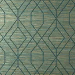 Brewster Home Fashions Fusion Teal Trellis Wallpaper - SKU M1773