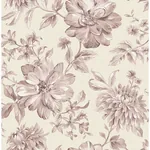 Brewster Home Fashions Gabriela Pink Floral Wallpaper - SKU FD43609