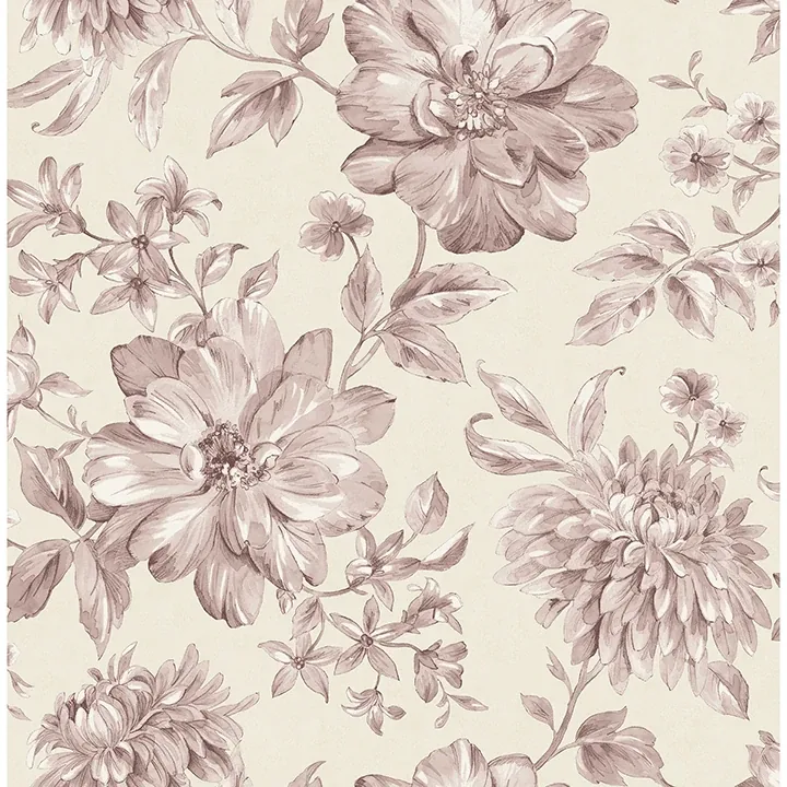 FD43609 | Gabriela Pink Floral Wallpaper