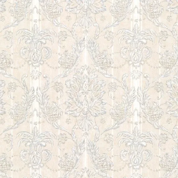 Brewster Home Fashions Gabrielle Blue Damask Wallpaper - SKU 2530-20511