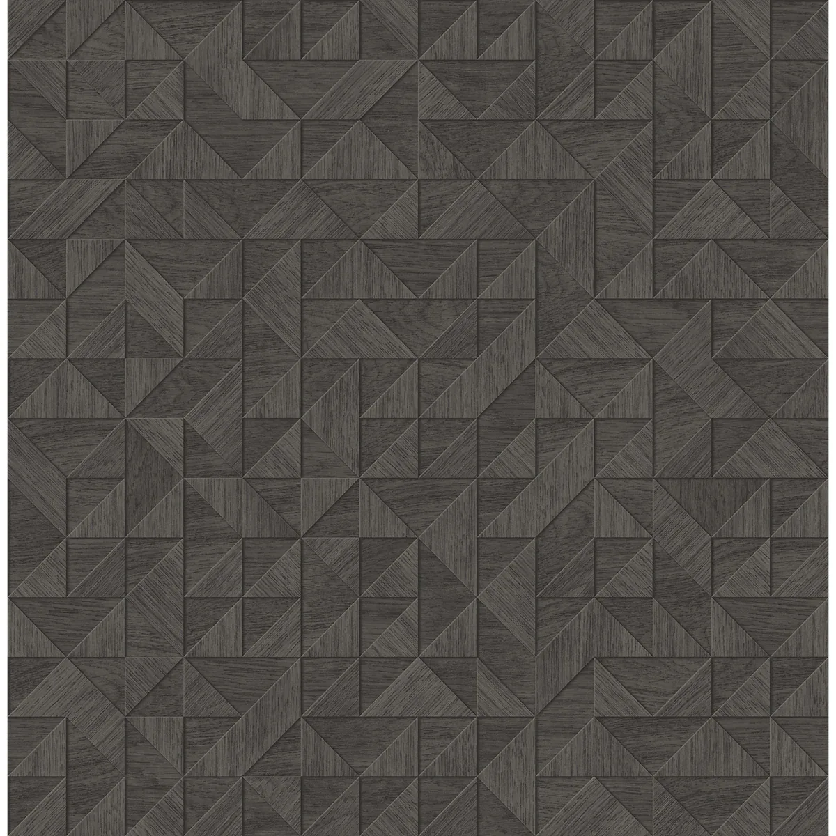 Brewster Home Fashions Gallerie Black Triangle Geometric Wallpaper - SKU 2896-25326
