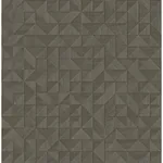 Brewster Home Fashions Gallerie Dark Grey Triangle Geometric Wallpaper - SKU 2896-25327