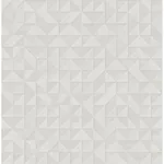 Brewster Home Fashions Gallerie Light Grey Triangle Geometric Wallpaper - SKU 2896-25325