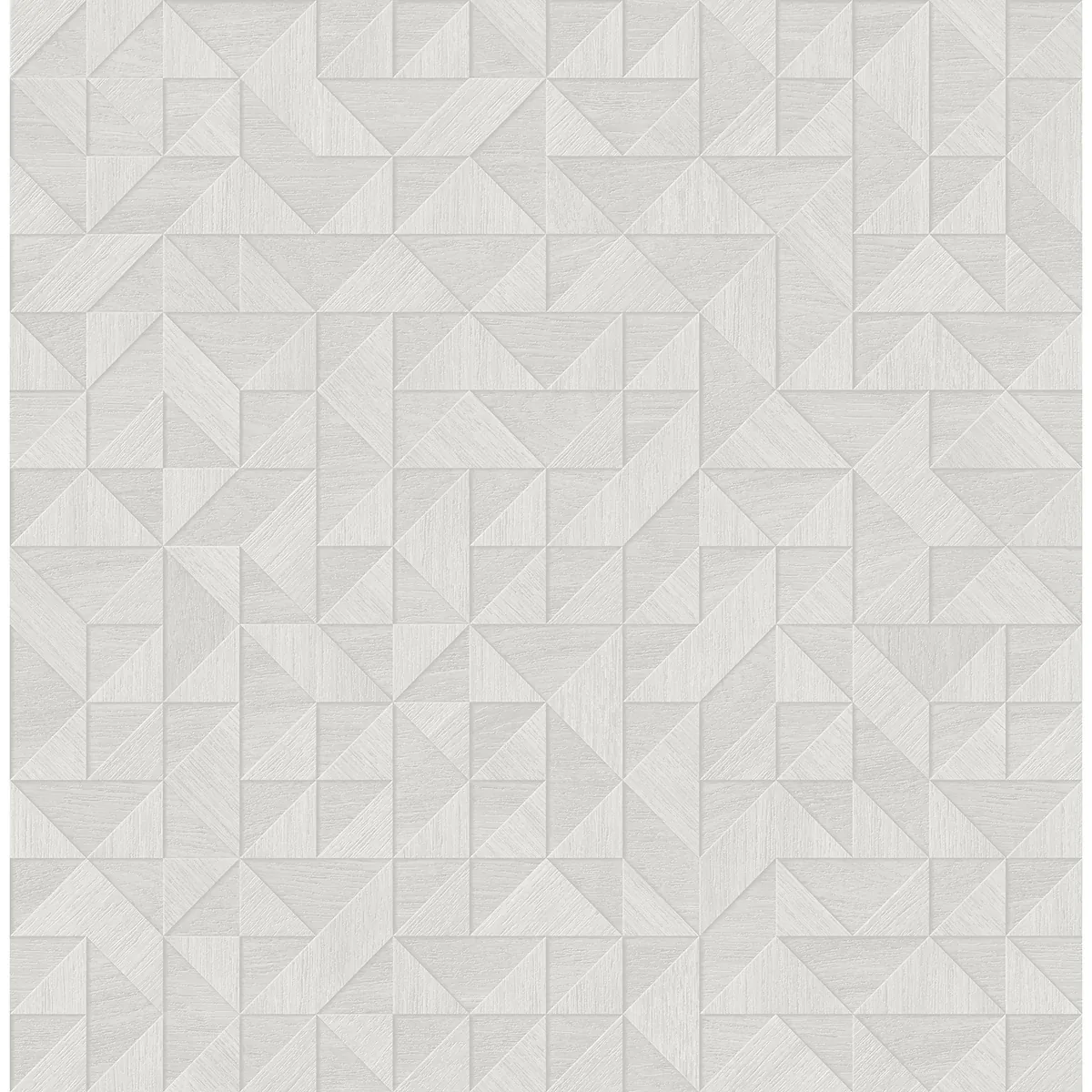 2896-25325 | Gallerie Light Grey Triangle Geometric Wallpaper