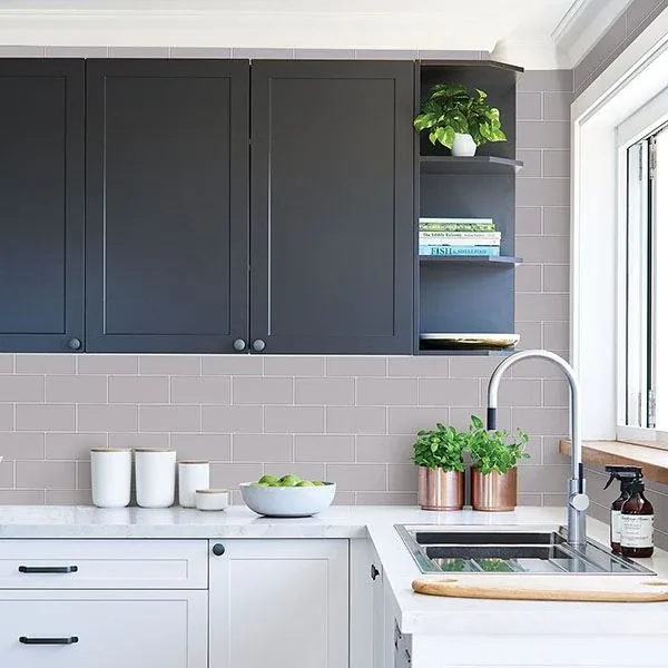 Brewster Home Fashions Galley Dark Grey Subway Tile Wallpaper | Wallpaper Twins Brewster Home Fashions Galley Dark Grey Subway Tile Wallpaper - SKU 2767-23753