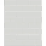 Brewster Home Fashions Galley Light Grey Subway Tile Wallpaper - SKU 2767-23752