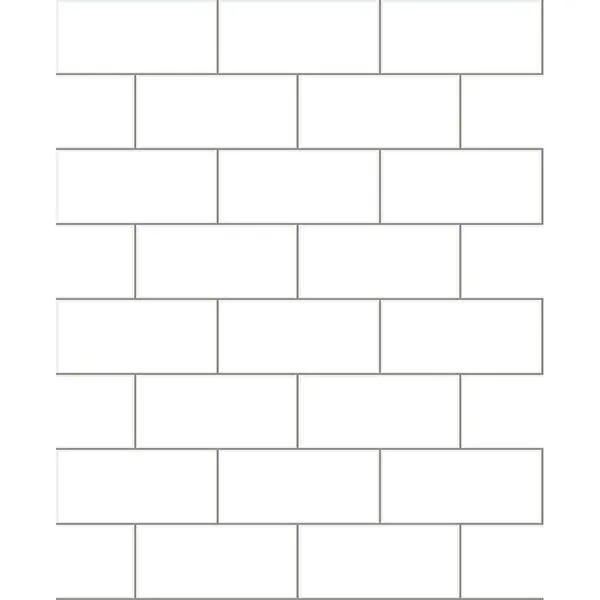 2767-23750 | Galley Off White Subway Tile Wallpaper