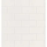 Brewster Home Fashions Galley White Subway Tile Wallpaper - SKU 2767-21399