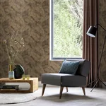 Brewster Home Fashions Galner Copper Leaves Wallpaper - SKU RH720570